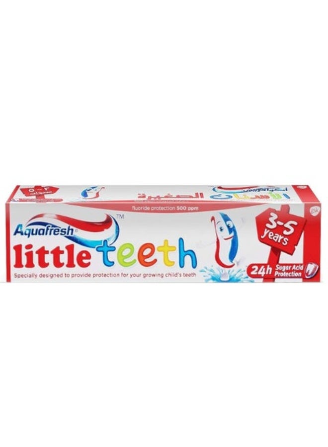 ​Aquafresh Little Teeth Kids Toothpaste (50ml) – Specially Designed for Children Aged 3-5 Years